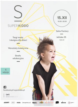 Targi mody i designu dla dzieci SUPER-KIDDO - Plakat