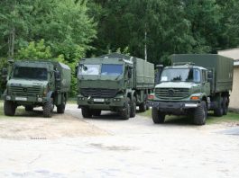 Gama pojazdów wojskowych Mercedes-Benz 9