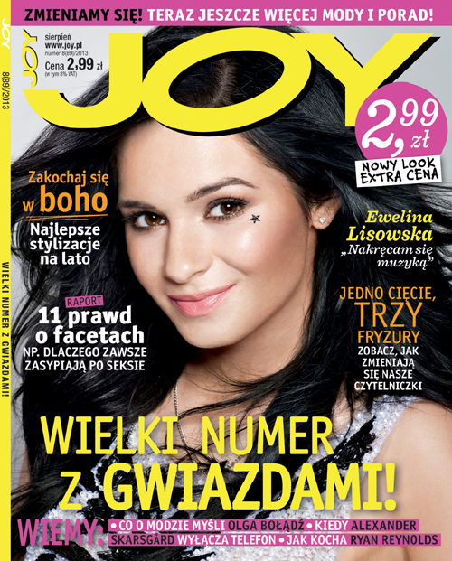 Nowy Magazyn JOY Sierpień 2013 - Teraz jeszcze więcej mody, porad i gwiazd! 