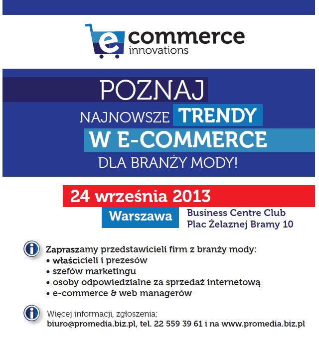 E-sprzedaż w modzie - Konferencja e-commerce innovations 