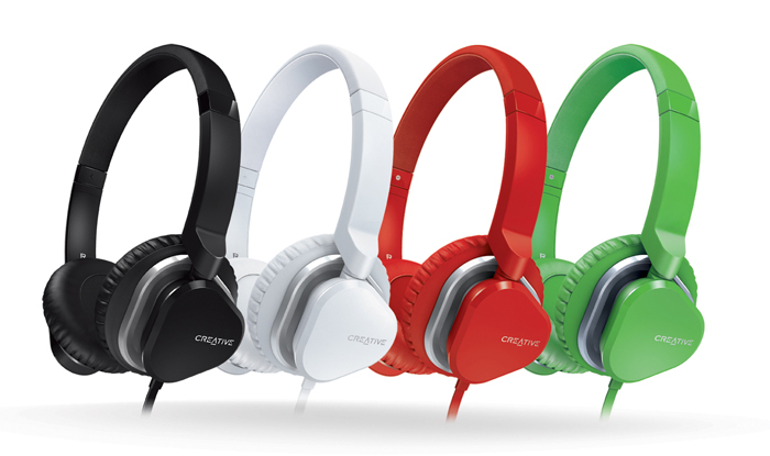 Stylowe i wygodne - Kolorowe słuchawki Hitz MA2400 od Creative 3