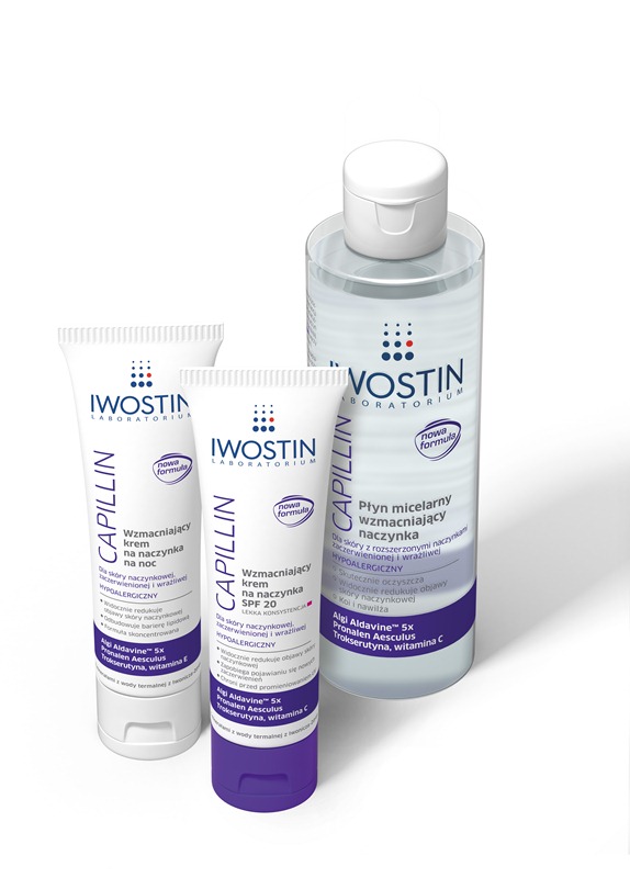 Nowa formuła IWOSTIN CAPILLIN - Potrójna recepta na skórę naczynkową 4