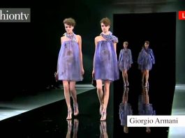 Giorgio Armani Wiosna/Lato  2014 Milan Fashion Week  