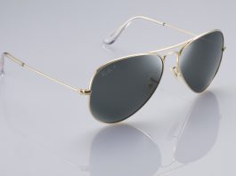 RAY-BAN AVIATOR SOLID GOLD LIMITED EDITION 