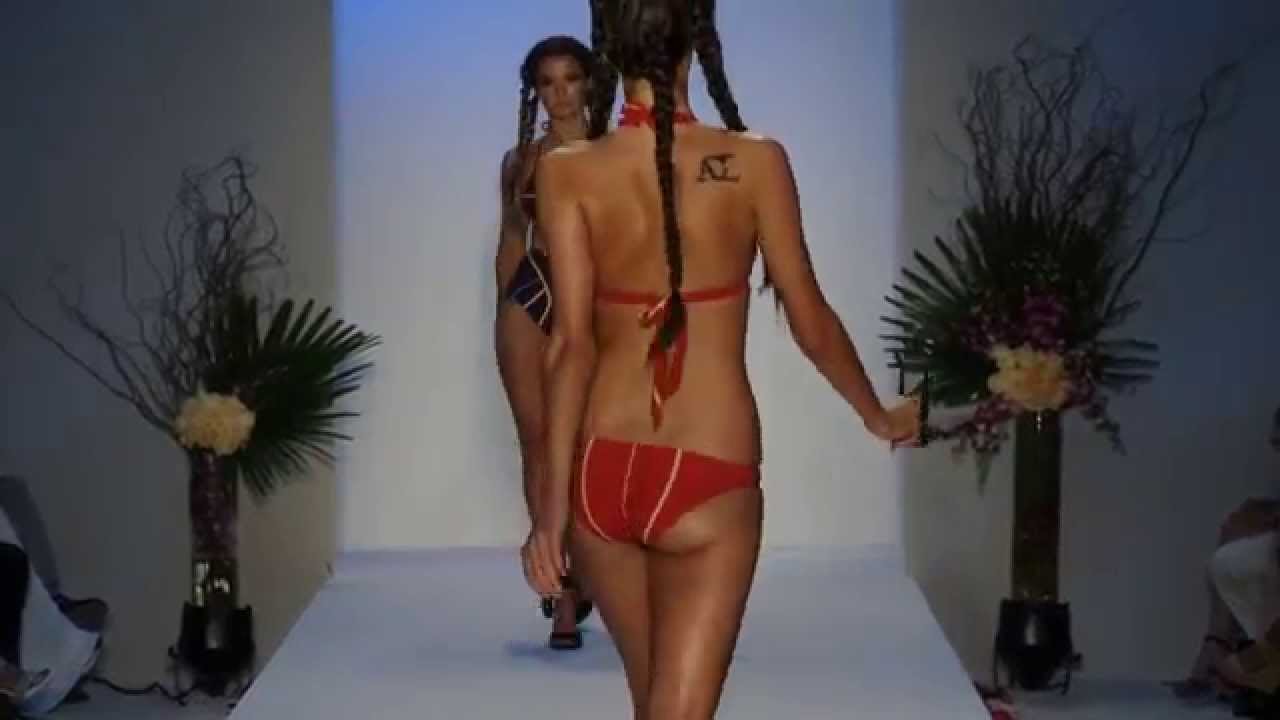 Agua di Lara - Miami Swim 2014 Runway Bikini Model Show 