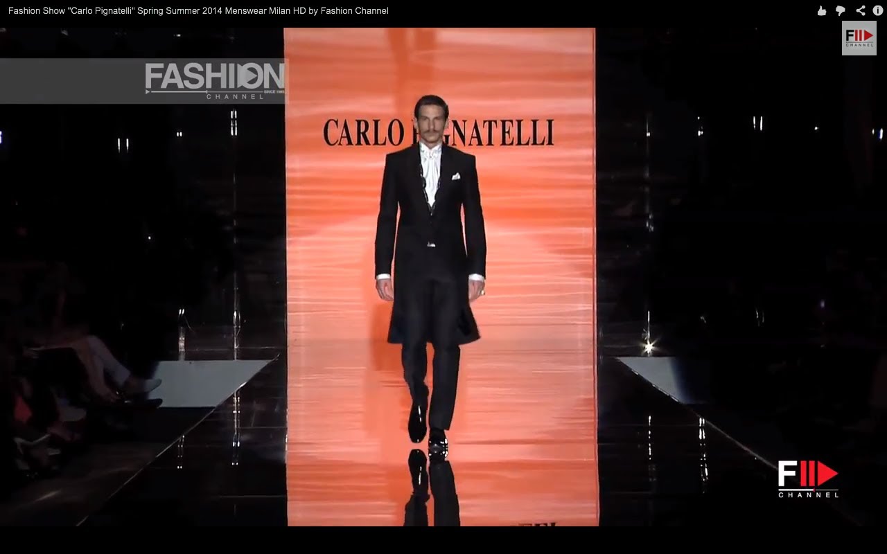 Fashion Show "CARLO PIGNATELLI" Wiosna/Lato 2014 Menswear Milan  