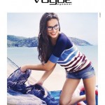 Adriana Lima jest jedną z twarzy nowej kampanii reklamowej Vogue Eyewear
