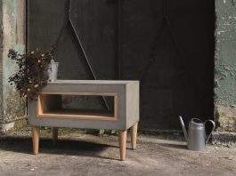Sztuka na tarasie - Morgan & Möller - stolik z betonu architektonicznego