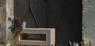 Sztuka na tarasie - Morgan & Möller - stolik z betonu architektonicznego