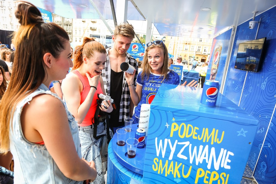 Wielkie otwarcie nowej odsłony Wyzwania Smaku Pepsi, które odbyło się 27 czerwca br. na placu Dworca Śródmieście w Warszawie