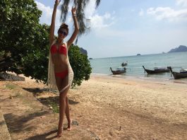Ewa Mielnicka na wakacjach w Tajlandii