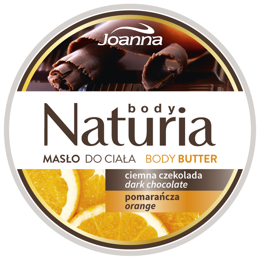 Naturia masło do ciała − ciemna czekolada i pomarańcza − laboratorium kosmetyczne joanna