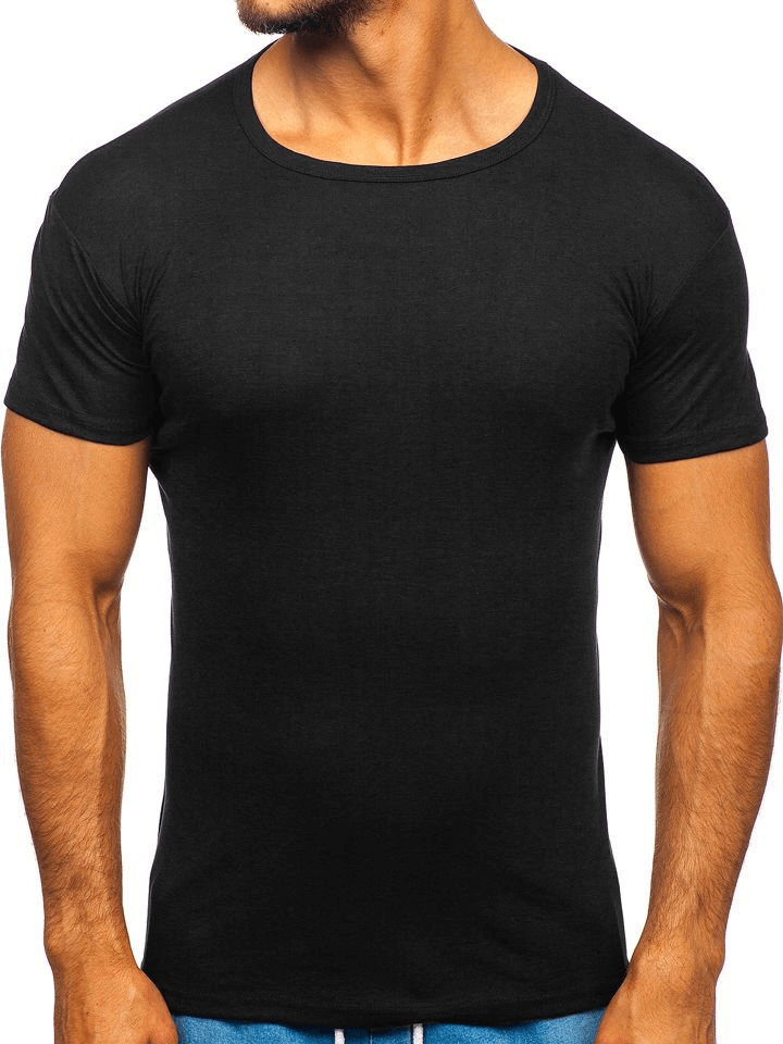 Czarna koszulka męska (1)